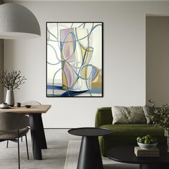Looping Light – Abstract Geometric Composition – Minimalist Lightform Wall Art