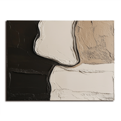 Organic Balance: Modern Abstract Textured Wall Art – Textured Abstract Wall Art