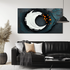 Solar Drift – Textured Abstract Wall Art