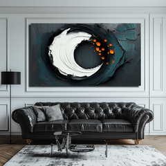 Solar Drift – Textured Abstract Wall Art