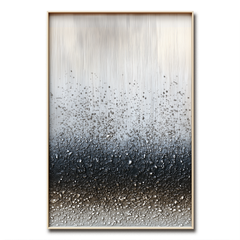 Whispering Rain – 3D Textured Abstract Oil Painting on Canvas