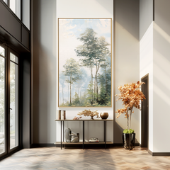 Soft Woodland Light – Landscape Wall Art