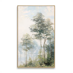 Soft Woodland Light – Landscape Wall Art hand-painted wall art