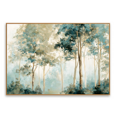 Mistwood Layers – Landscape Wall Art hand-painted wall art