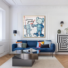 Charming Growing – Playful Contemporary Character Artwork