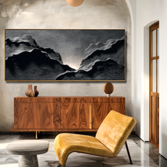 Still Rift #2 – Minimalist Textured Wall Art