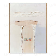 Threshold Flow – Minimalist Textured Wall Art hand-painted wall art