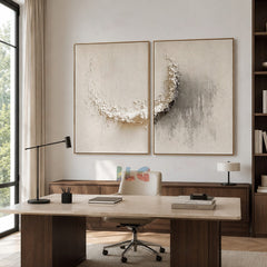 Tidal Crest – Abstract Textured Wall Art