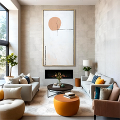 Soft Solace – Minimalist Textured Abstract Painting