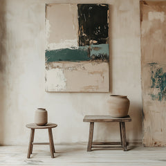 Earthbound Harmony – Textured Abstract Painting for Living Room, Bedroom, or Office