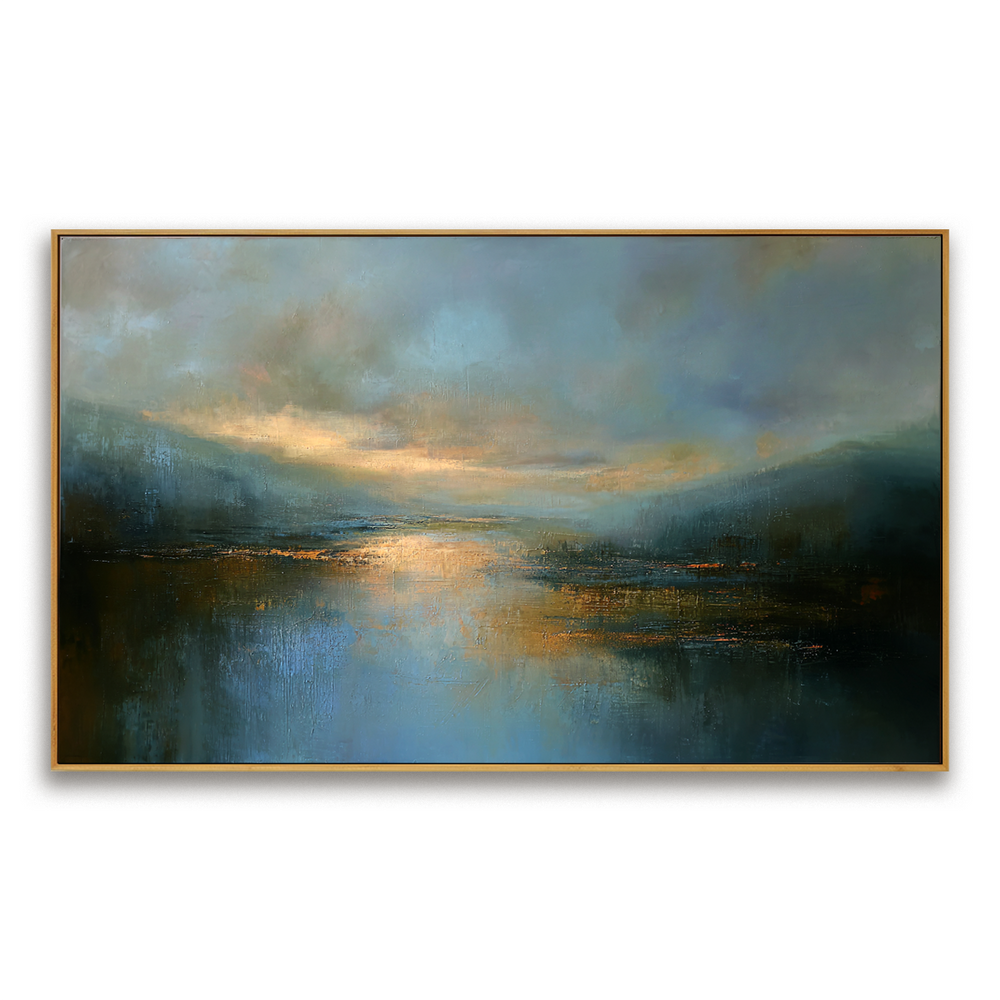 Deep Water Calm – Seascape Wall Art hand-painted wall art