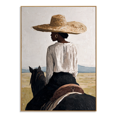 Prairie Reverie – Western Wall Art hand-painted wall art