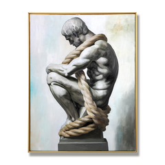 Bound Thought – Textured Figurative Wall Art