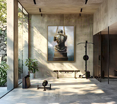 Silent Strength – Textured Figurative Wall Art