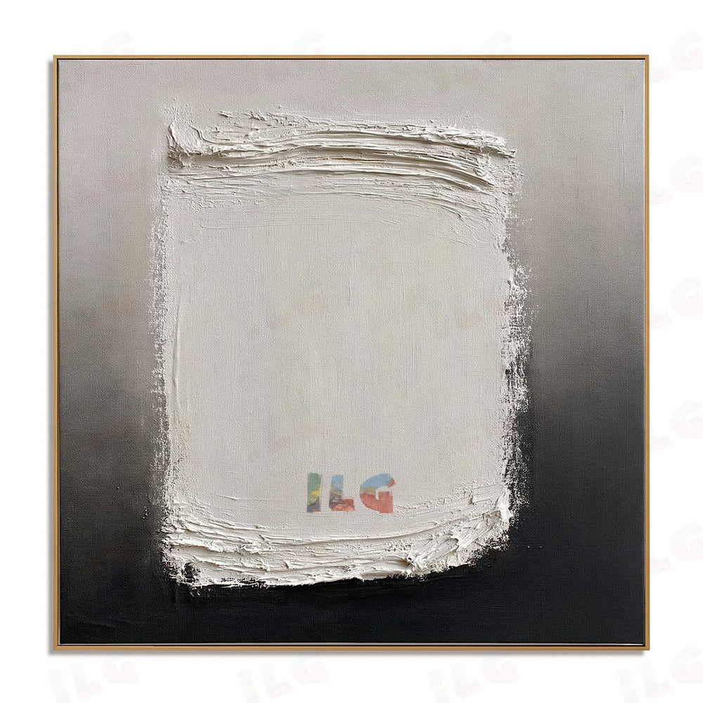 Ivory Structure – Modern Textured Wall Art hand-painted wall art
