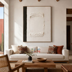 Monolith Quiet Frame – Minimal Textured Wall Art