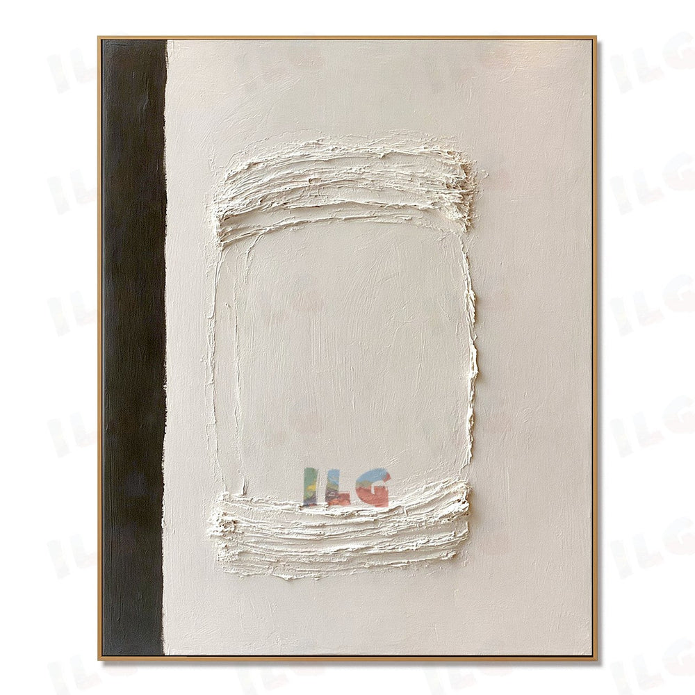 Monolith Quiet Frame – Minimal Textured Wall Art hand-painted wall art