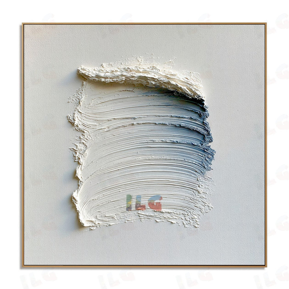 Ocean Mist – Modern Textured Wall Art hand-painted wall art