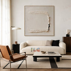 Silent Edge – Minimal Textured Wall Art