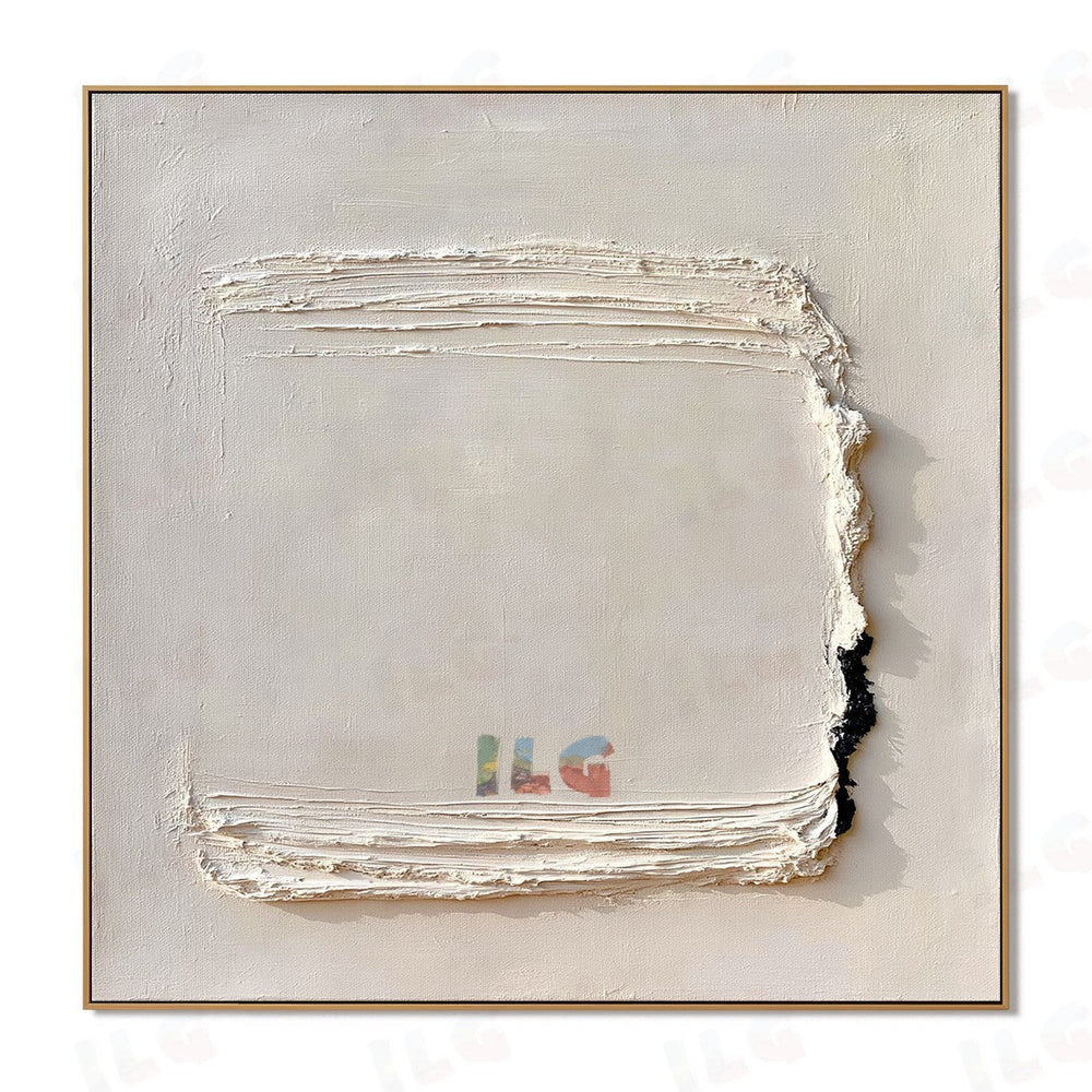 Silent Edge – Minimal Textured Wall Art hand-painted wall art
