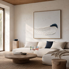 Tidal Form – Modern Textured Wall Art