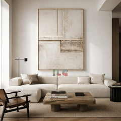 Architectural Silence – Abstract Textured Wall Art