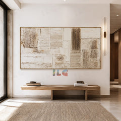 Architectural Whisper – Abstract Textured Wall Art
