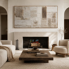 Architectural Whisper – Abstract Textured Wall Art