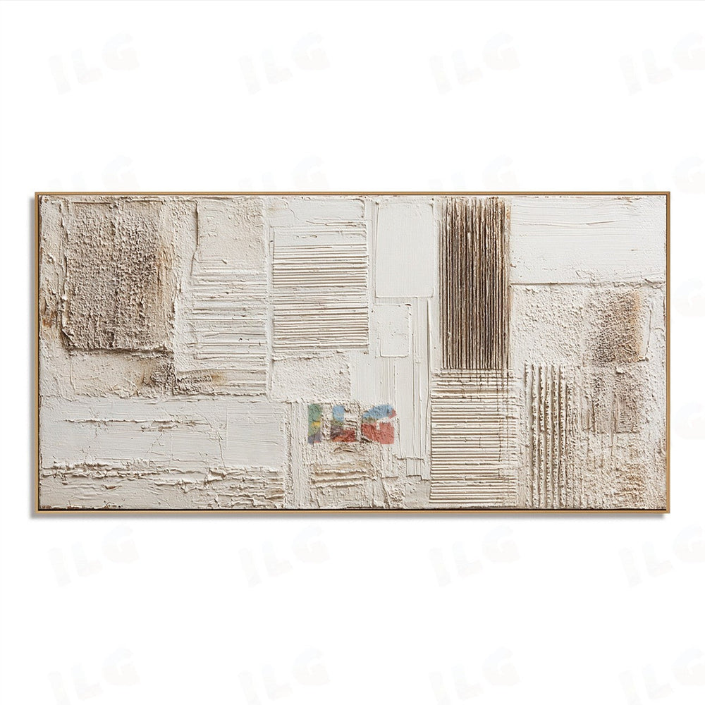 Architectural Whisper – Abstract Textured Wall Art hand-painted wall art