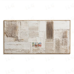 Architectural Whisper – Abstract Textured Wall Art hand-painted wall art