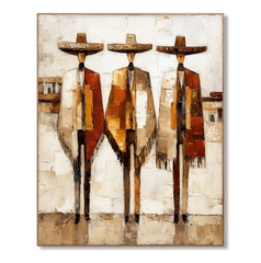 Desert Passage – Western Landscape Wall Art hand-painted wall art