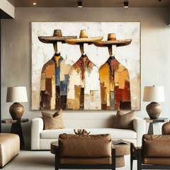 Desert Trio – Western Landscape Wall Art