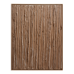 Earthbound Lines – Vertical Textured Minimal Wall Art hand-painted wall art