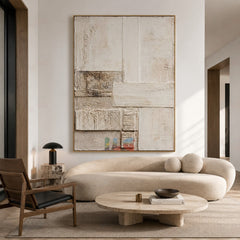 Stonework Balance – Abstract Textured Wall Art