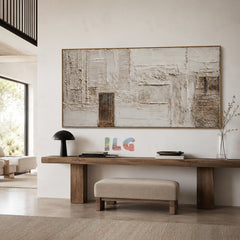 Textured Horizon Grid – Abstract Wall Art