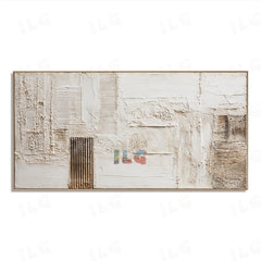Textured Horizon Grid – Abstract Wall Art hand-painted wall art