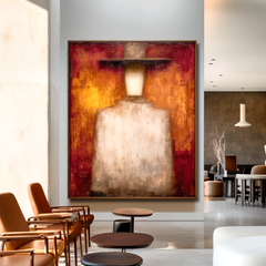 Silent Presence – Abstract Figurative Wall Art