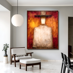 Silent Presence – Abstract Figurative Wall Art