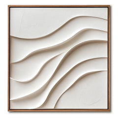 Flowing Serenity-Original Textured Painting – Minimalist Wall Art on Canvas for Home Decor