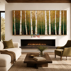 Whispering Birch Grove – Landscape Wall Art