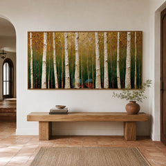 Whispering Birch Grove – Landscape Wall Art