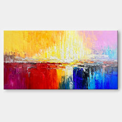 Color Abstract Large Original Oil Painting On Canvas Wall Art Decor Painting For Living Room
