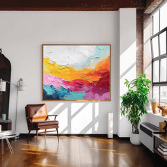 Vibrant Color Buy Abstract Paintings Online Original Wall Art Large Texture Abstract Oil Painting Home Decor
