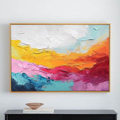 Vibrant Color Buy Abstract Paintings Online Original Wall Art Large Texture Abstract Oil Painting Home Decor