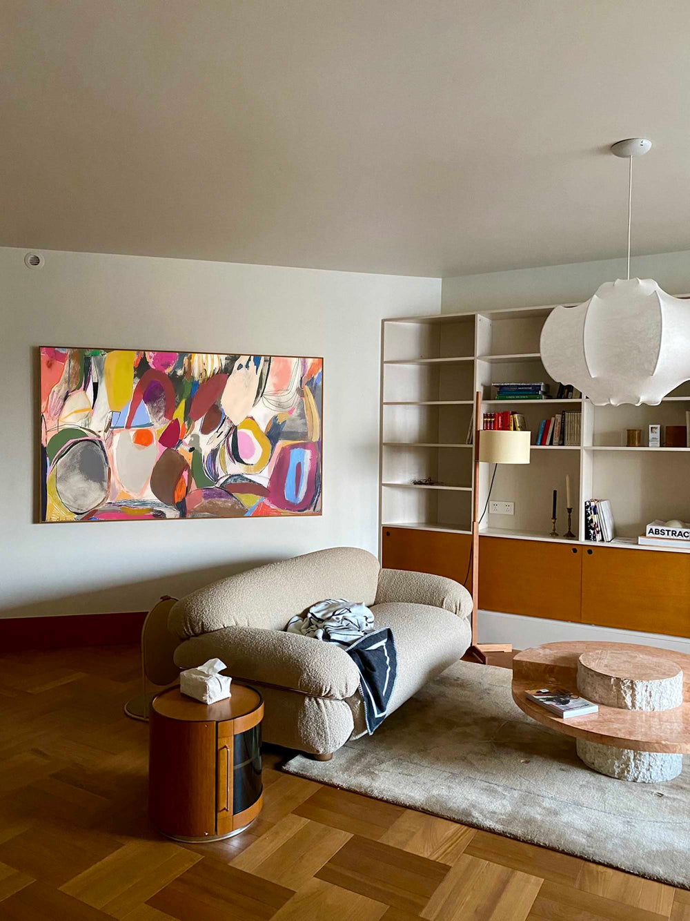 Large Abstract Colorful Painting On Canvas Modern Acrylic Painting Original Wall Art Home Decor