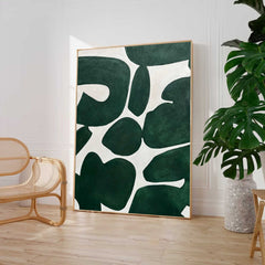 Green And White Modern Wall Art Large Original Texture Abstract Oil Painting On Canvas For Living Room