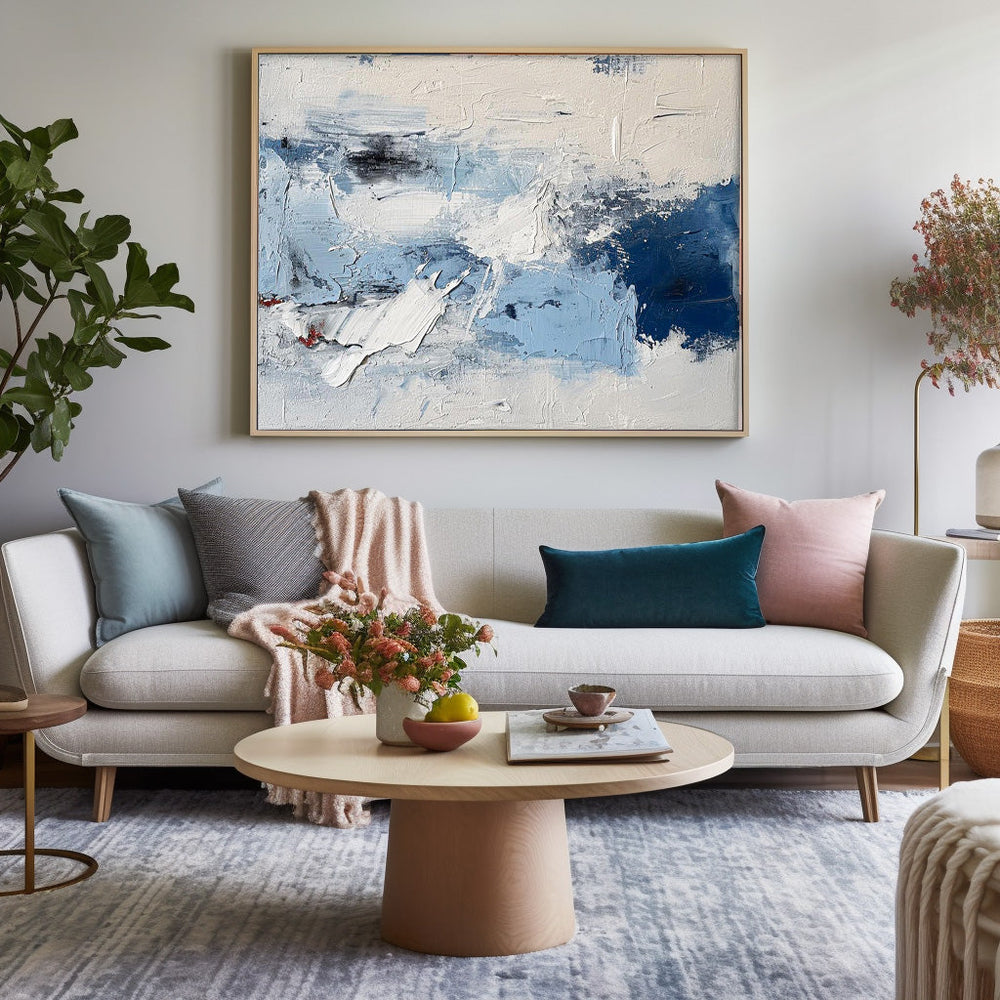 Cool Abstract Large Oil Painting Buy Abstract Paintings Online Original Wall Art For Living Room