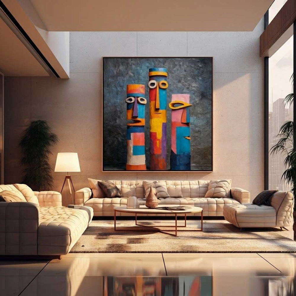 Abstract Canvas Art #AB818