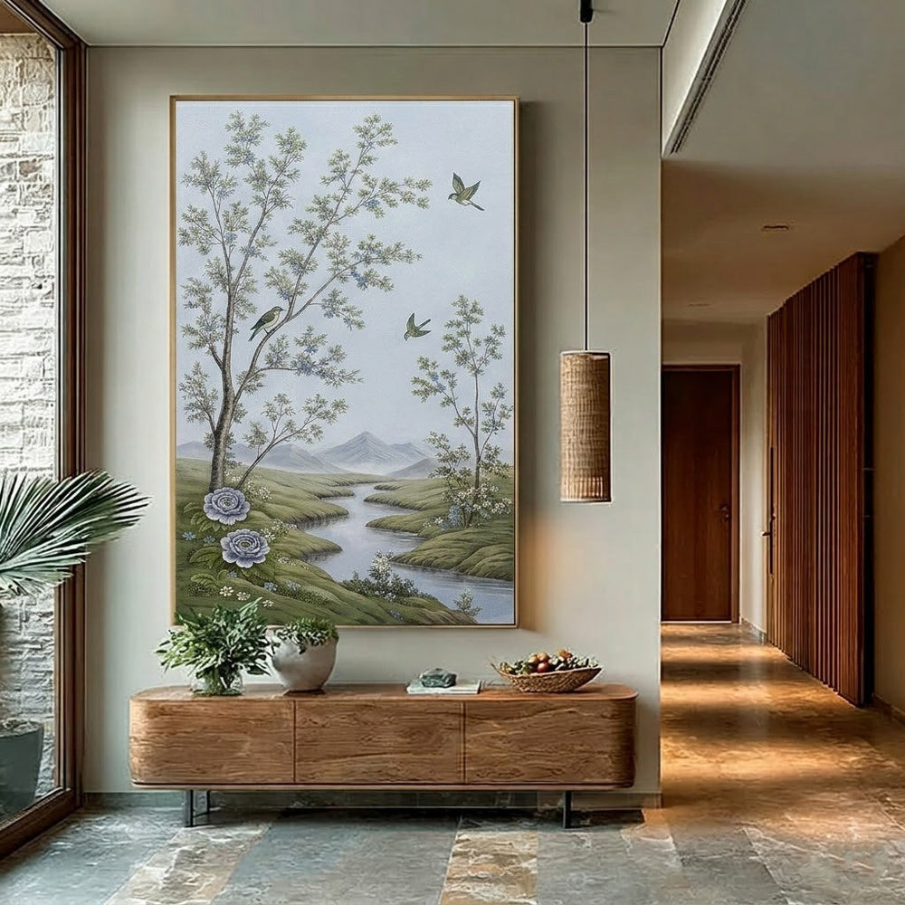 Classical style Living Room Wall Art Modern Countryside Painting Mural Featuring Landscapes Artwork