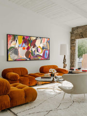 Large Abstract Colorful Painting On Canvas Modern Acrylic Painting Original Wall Art Home Decor